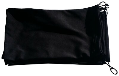 Qty 2 Ski Goggle Pouch Black Microfiber Soft Bag Goggles Pouches Winter Sports