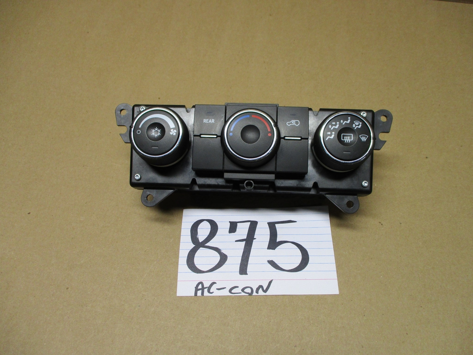 07 08 09 10 11 12 GMC Acadia Used AC and Heater Control Stock #875-AC
