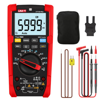 UNI-T Digital Multimeter T-RMS Auto AC/DC V.F.C Cap Tester UT17B Pro UT15B Pro