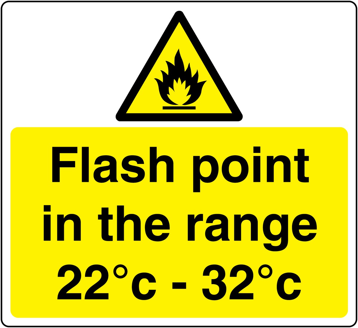 Set Of 4 Yellow Warning Safety Signs - Caution, Slip, Trip Hazard Vinyl Wall Stickers