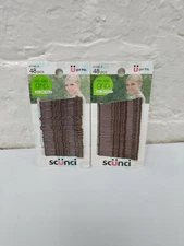 2 Pk Scunci No Slip Grip 96 Pcs Brown Hair Bobby Pins
