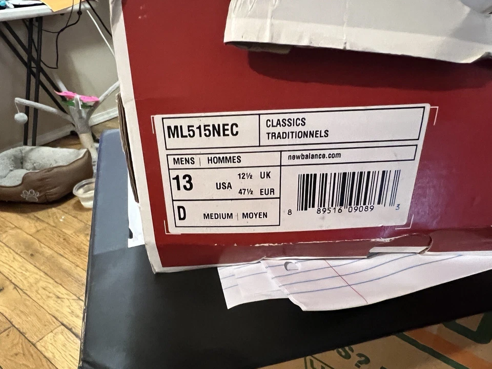 New Balance 515 Winter Stealth Tan White Athletic Shoes Men's 13 ML515WAC EUC - Image 2 of 4