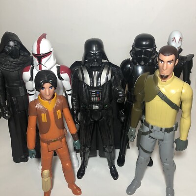 Collectable Star Wars 12” Action Figures (Lot of 7) Hasbro 2013
