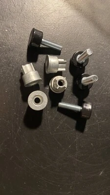 Set De 4Pieds  Chrome Pour Étagère Fil Chromé - Photo 1/4