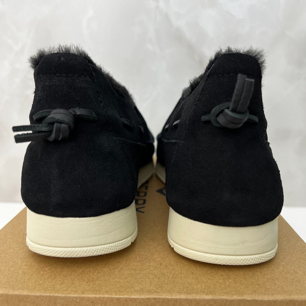 SPERRY Moc-Sider Black Suede Moccasin Faux Fur Lining Men Loafers Comfort 12 NWT Amazon.com | Sperry Men main image 3