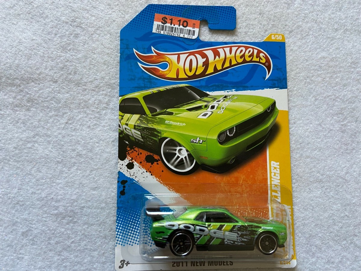 Green Dodge Challenger Drift Car 2011 New Models Hot Wheels | eBay