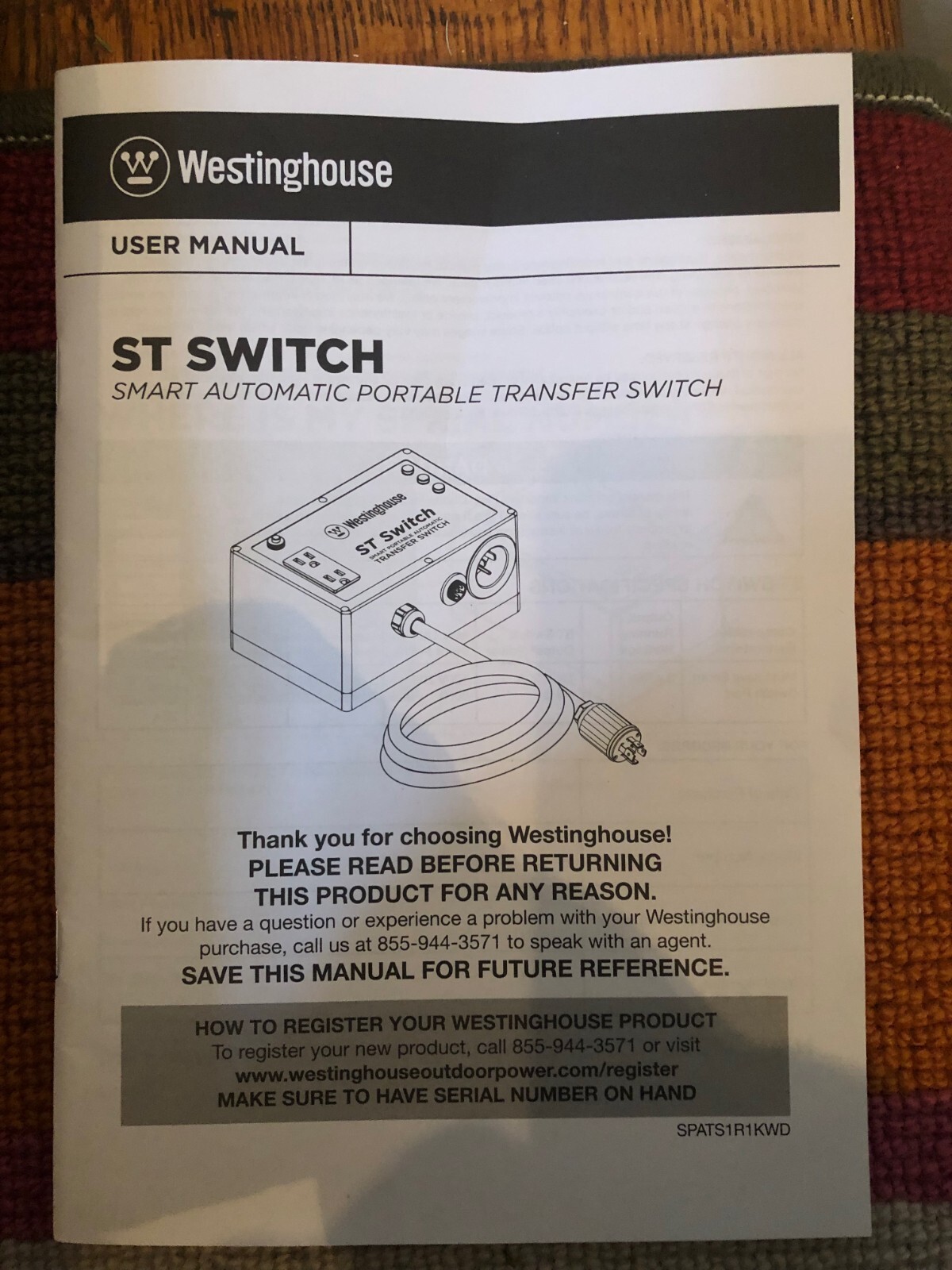 Westinghouse ST Switch w/ Smart Portable Automatic Transfer Technology