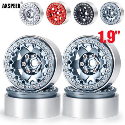 AXSPEED Mit Ringe 1.9'' Wheel Rim Felgen Räder für 1/10 RC Auto Axial Crawler