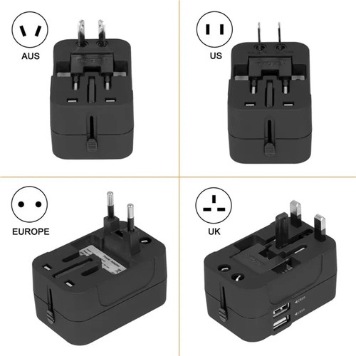 Travel Adapter, Worldwide All in One Universal Travel Adaptor AC Power Plug... - Picture 13 of 23