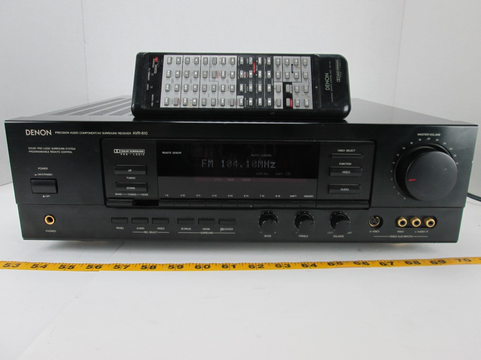Denon Precision Audio Component AV Surround Stereo Receiver AVR810 eBay