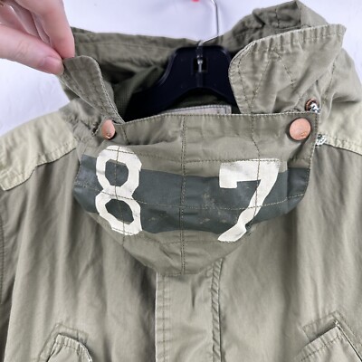 SCOTCH & SODA Super Parka Olive Green Military Jacket Size