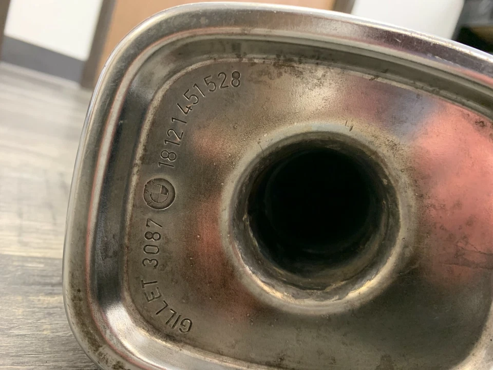 BMW 1987 K100RS K100 RS OEM silenciador escape tubo deslizable (#8C) Foto 3 de 4