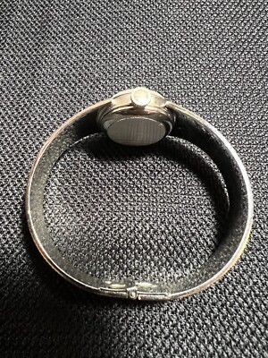 Louis Freehand 17 Jewels Incabloc Silver Tone Womens 