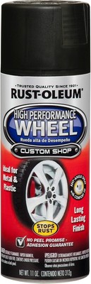 Wheel Coating Spray Paint Car Trucks Metallic Matt Black Rims Stop Rust Durable 