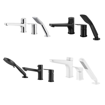 3 Loch Wannenarmatur Einhebelmischer Armatur Badewannenarmatur Wasserhahn Set