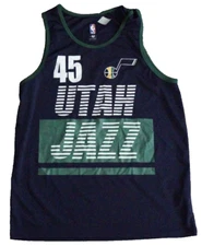 UNK Utah Jazz Donovan Mitchell #45 NBA Basketball Jersey Mens Size Large Blue