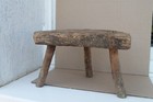 Old wooden primitive children stool/chair (18-19 century)