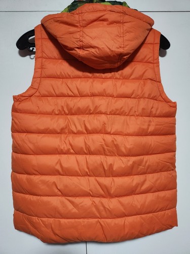 ORIGINAL PENGUIN KIDS' HOODED PUFFER VEST,ORANGE-12-13yrs old - Picture 2 of 6
