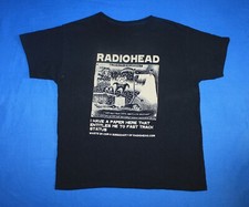 Y2K 2000 Radiohead Shirt Progressive Rock Band Kids Tee 134/140 10 Yrs