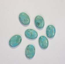  WHOLESALE BLUE MOHAVE TURQUOISE CABOCHON OVAL SHAPE LOOSE GEMSTONE