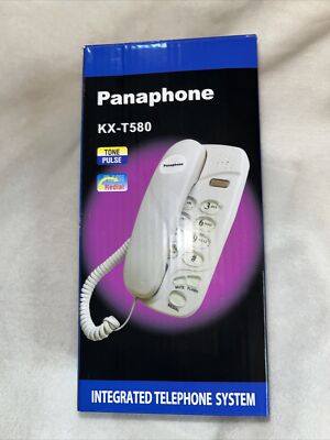 Red Panaphone KX-T580 Easy Stylish Desktop Phone | eBay