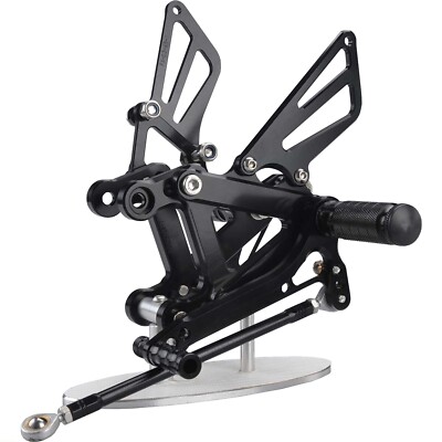 べべ Black CNC Rearset Footpeg Brake Shift For Kawasaki Ninja ZX9R 94