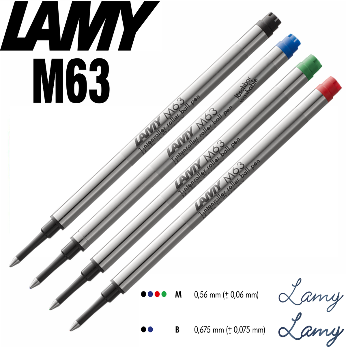 Lamy M63 roller refill - ricambio roller - Casa della
