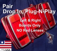 PAIR '69 MUSTANG SEQUENTIAL LED BRAKE/TAIL LIGHTS, NO RED LENS, FREE SHIPPING