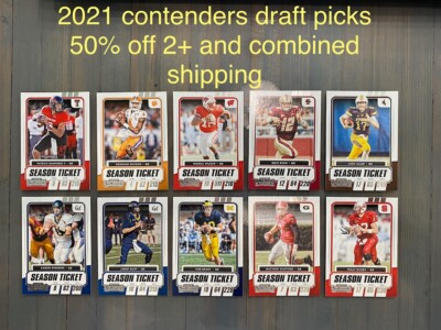 2021 Contenders Football-Season Ticket-Complete your set-BUY ONE,GET 50% OFF!