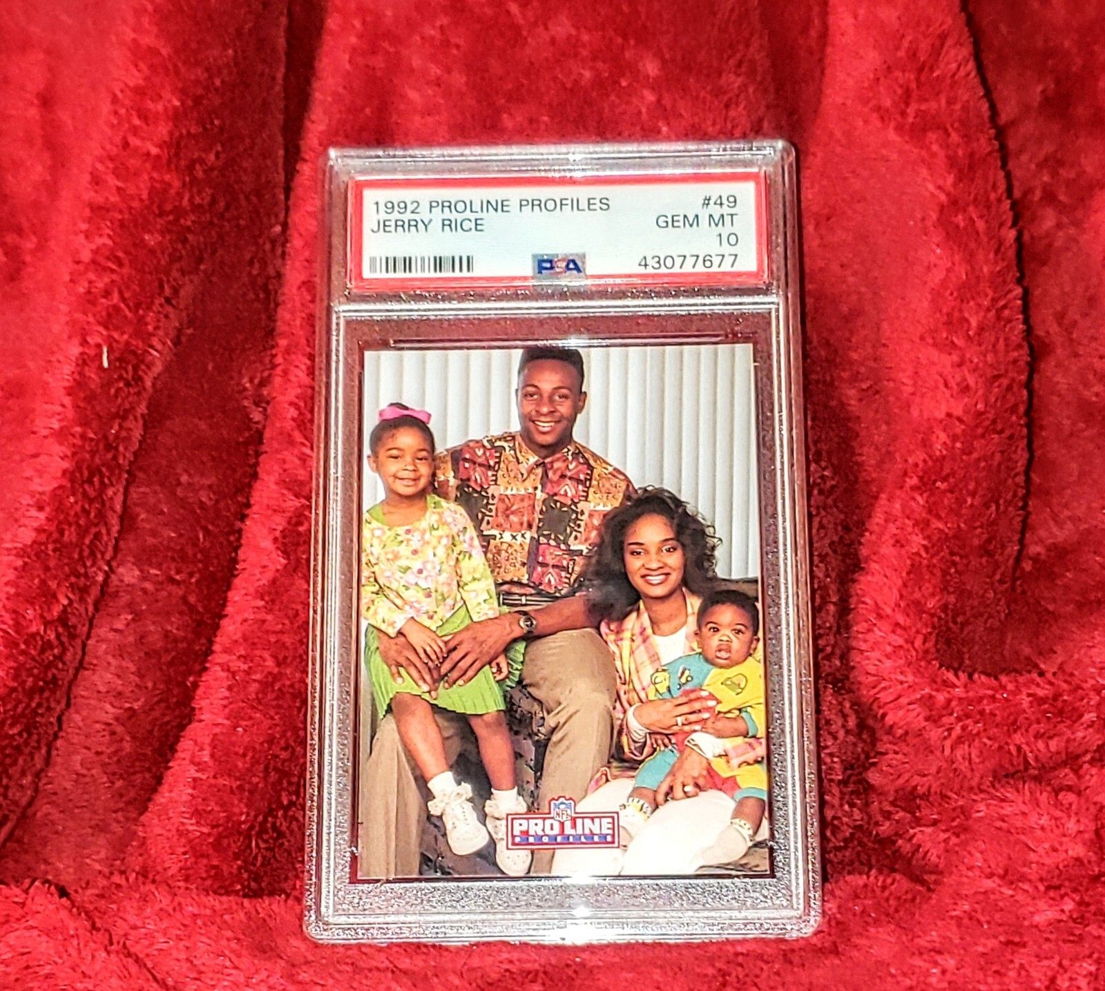 Proline Jerry Rice JERRY RICE 1992 PROLINE PROFILES #49 4 OF 9 49ers HOF PSA 10 🔥 SET ...