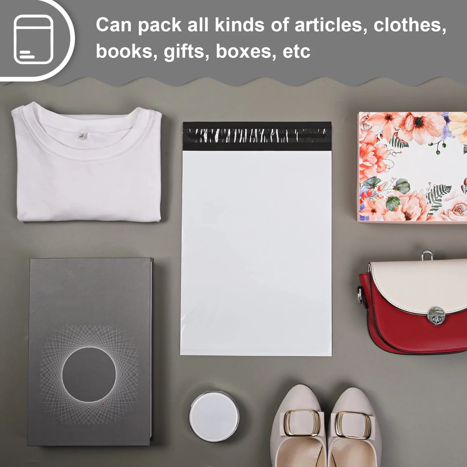 100Pcs 9X12 Poly Mailers, Plastic Mailing Envelopes Shipping Bags with