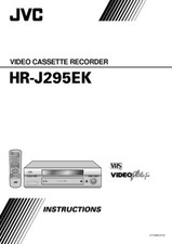JVC HR-J295EK VCR Owners Instruction Manual Reprint