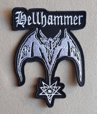 HELLHAMMER -- PATCH / AUFNÄHER -- BLACK METAL
