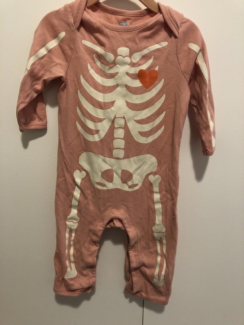 infant skeleton pajamas