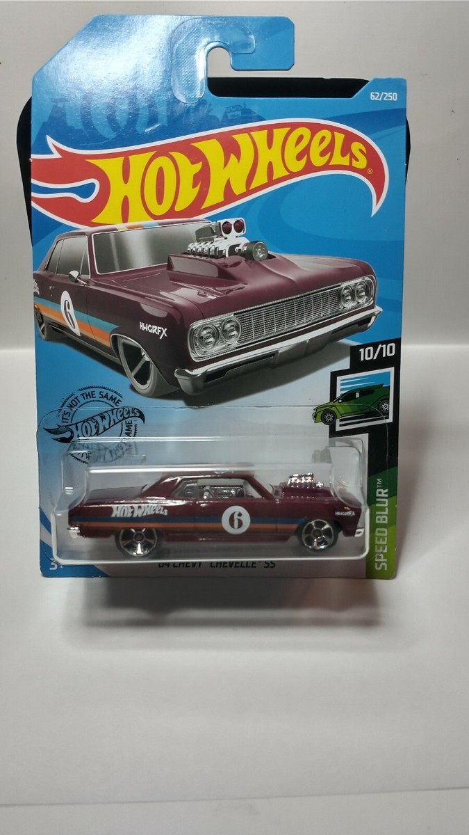 Hot Wheels 64 Chevy Chevelle SS no .6 Purple 62/250 1/64 (3