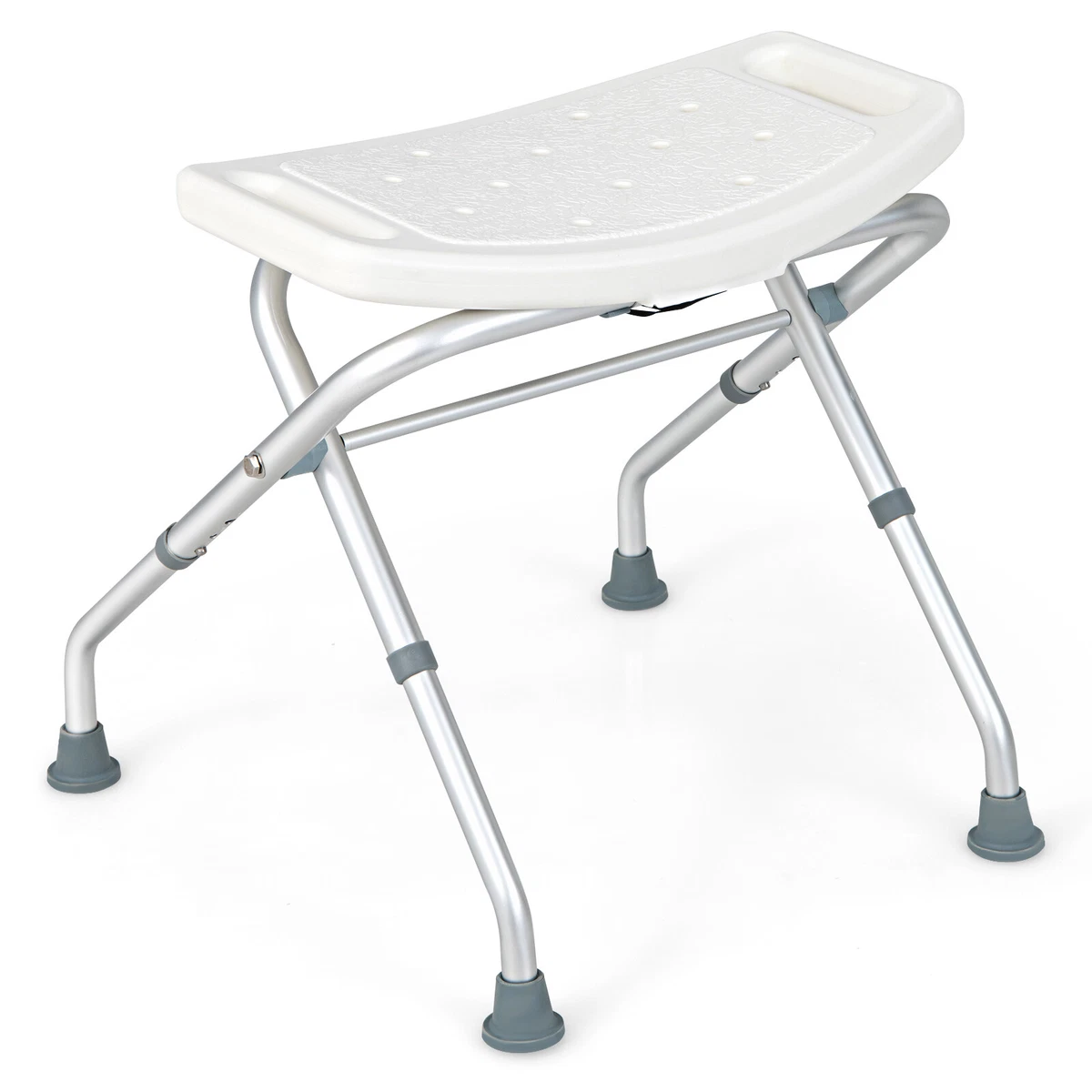 Padded Shower Chair Seat Height Adjustable Bathroom Tub Stool
