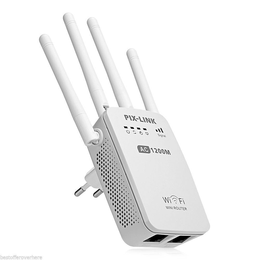 Pix - Link LV-AC05 WiFi Extender 1200M 2,4G/5G mini Router repetidor Doble...