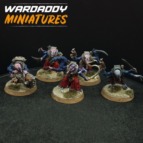 Pro Painted Warhammer 40k Genestealer Cult Acolyte Hybrids ×5 J15 Games Workshop