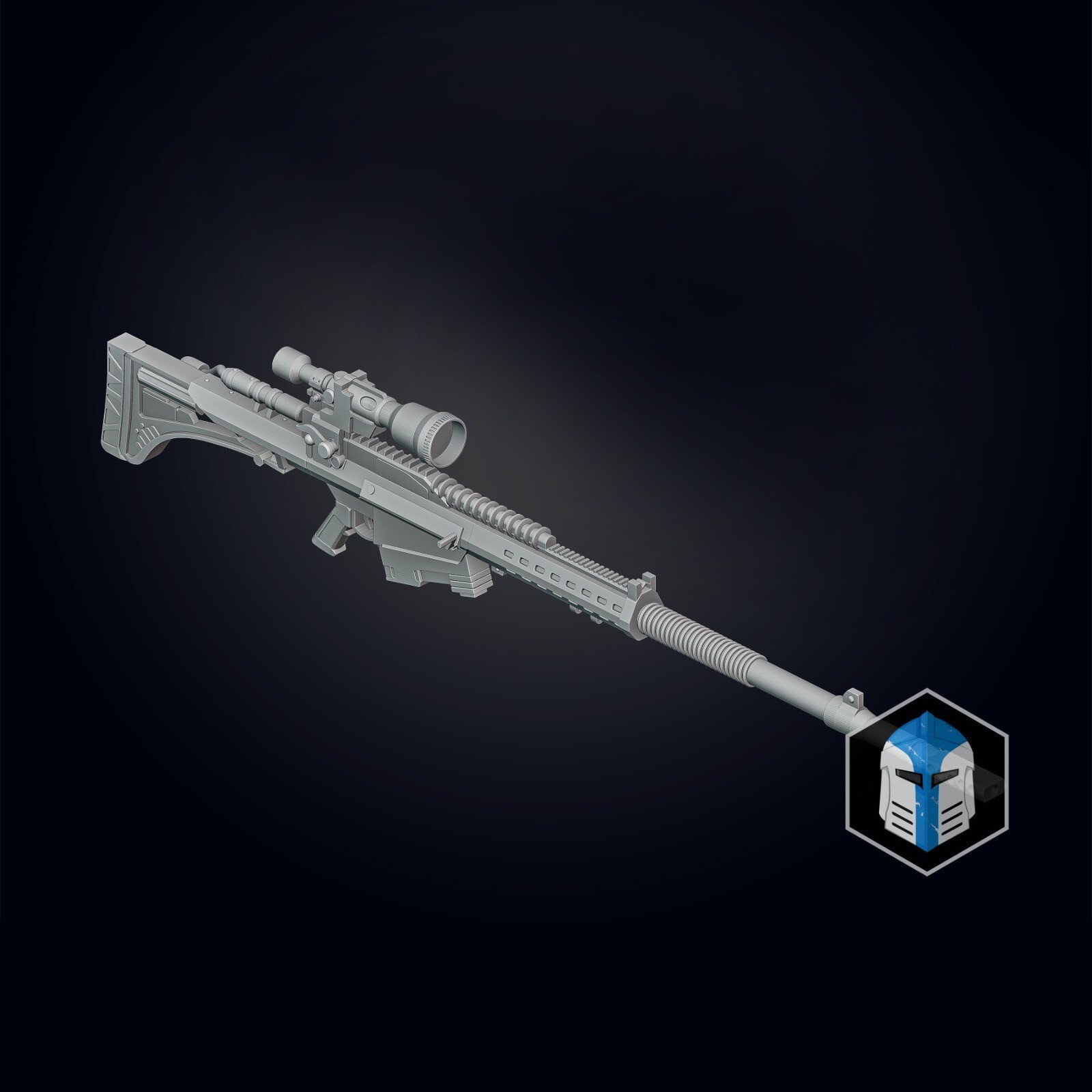 Custom 3D Printed NT-242 Blaster Replica Prop 1:1 (Painted)