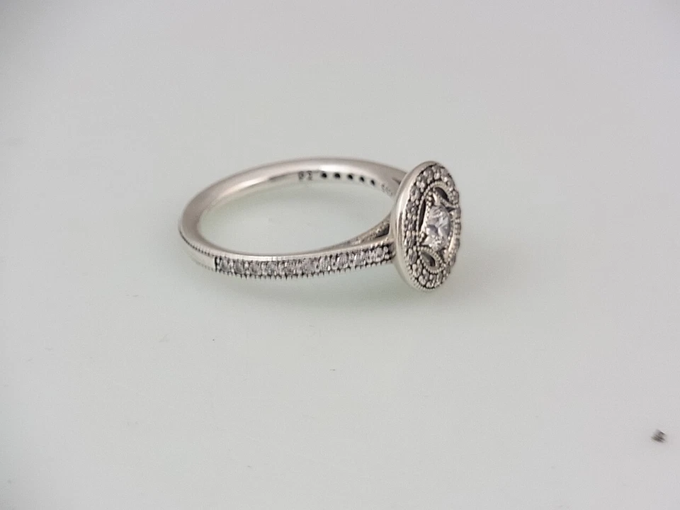 Pandora 191006CZ Damen Ring 925 Silber Zirkonia Weiß/Farblos 50 (15,9 mm Ø) - Bild 2 von 4
