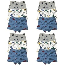 12 Packs Toddler Little Boys 100 Cotton Underwear Boxer Briefs 4T 5T 6T 7T 8T