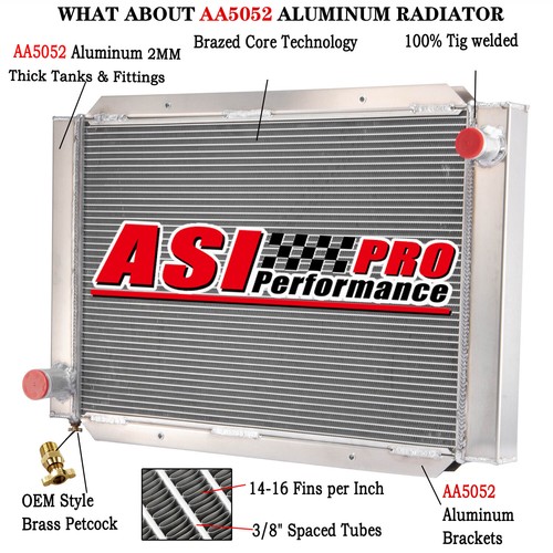 4 Row Aluminum Airboat Radiator Overall Size 31''W x 21''H HOT SALE | eBay