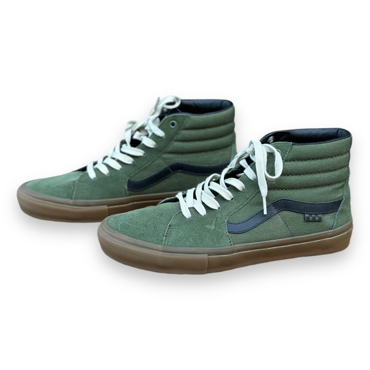 Vans Sneaker Vans Sk8 Hi Oliv Vans Skate Sk8-Hi Shoes Green Olive –