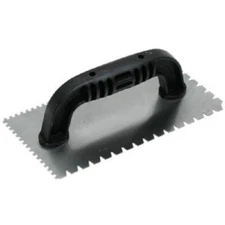 (2-pk) QLT 1/8 In. U-Notched & 3/16 In. Flat V-Notched Trowel Model: 16238