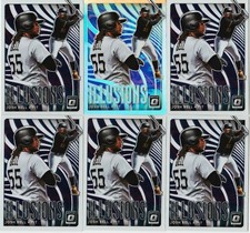 JOSH BELL 6 CARD LOT 2020 OPTIC ILLUSIONS SILVER HOLO PRIZM & BASE # OI-11 BUCS