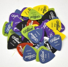 100pcs 0.58-1.5mm Alice Matte Nylon Guitar Picks Plectrum Acoustic Guitar Bass F