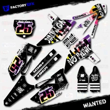 Sunset Wanted Racing Graphics Kit fits Yamaha 10-13 YZ250F YZF 250 2010-2013