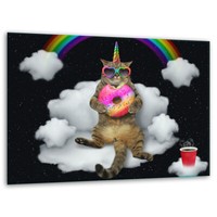 Glas Herdabdeckplatten Schneidebrett Universal 40X30Cm Katze