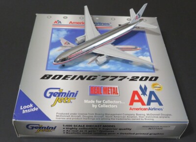 Gemini 1/400 B777-200 アメリカン航空 N777AN Gemini Jets American Airlines B777-200ER. N777AN. 1:400 Scale