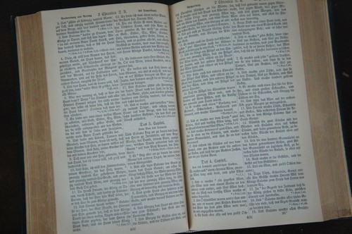 Antique 1889 Embossed Leather German Bible Lutheran Die Heilige Schrift w Maps - Picture 10 of 12